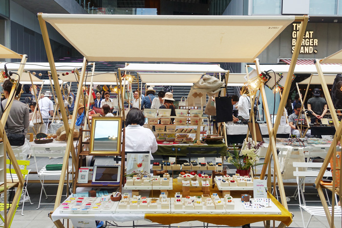渋南マーケット出店写真