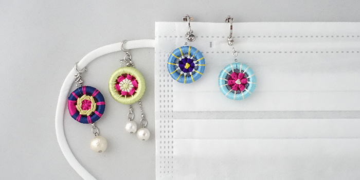 糸ボタンのワークショップ