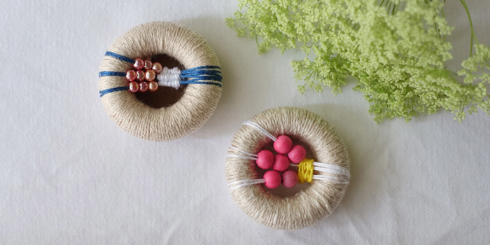 糸ボタン麻の写真